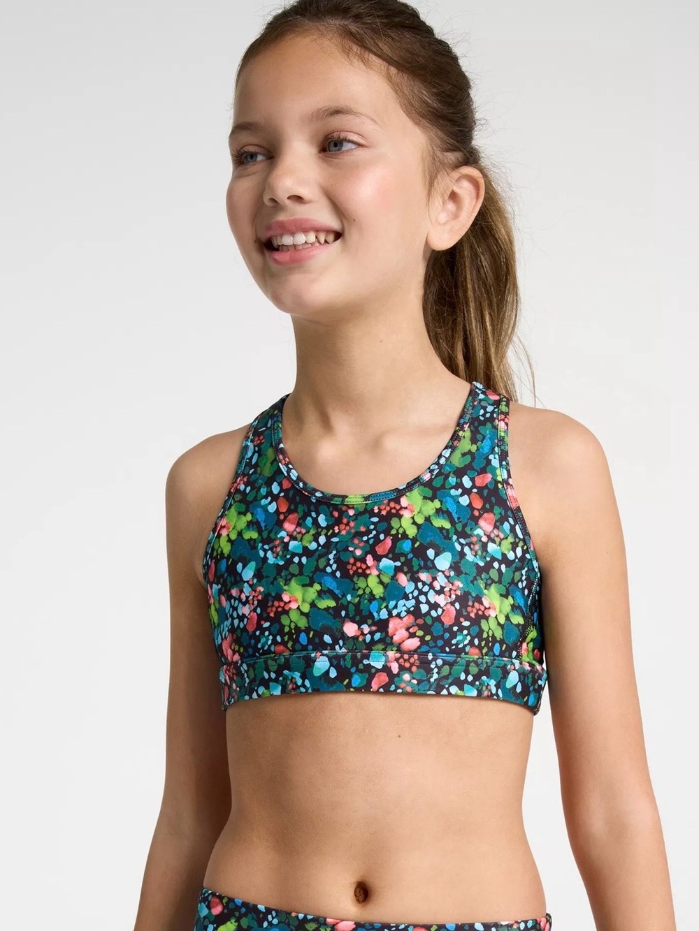 DSG Girls' Multicolor Compression Bra